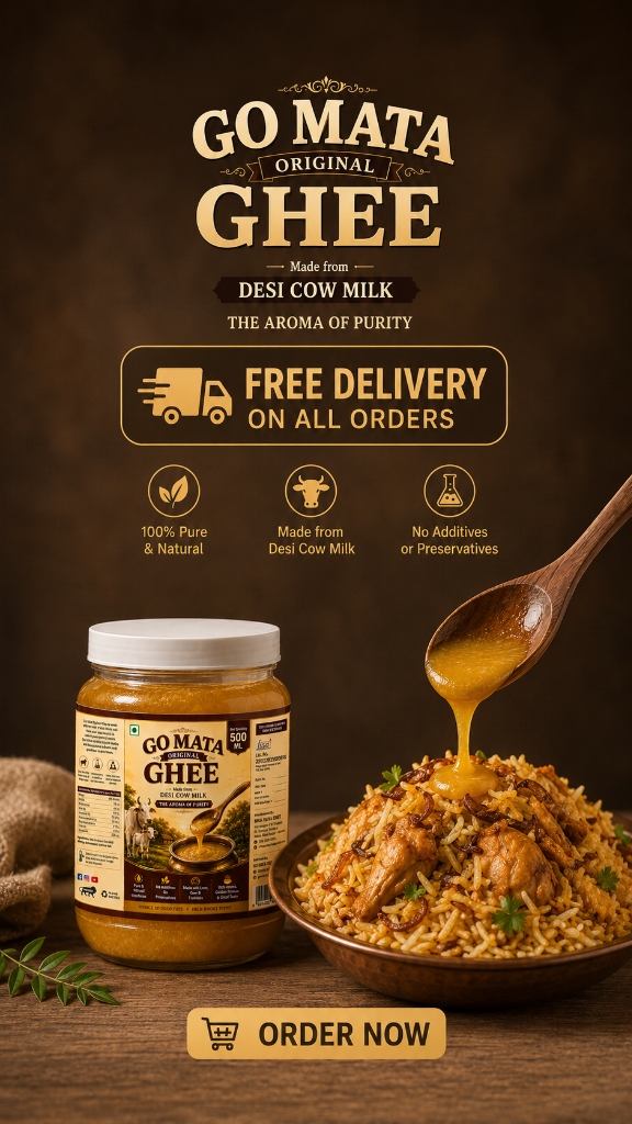Go Mata Original Ghee Packaging & Branding